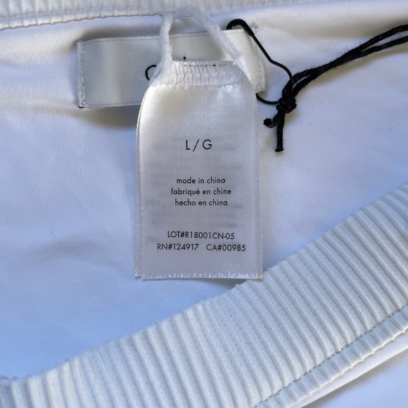 NWT ONIA Leila Bikini Bottom Solid White Large - Picture 3 of 6